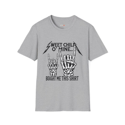 Rockin' Skeleton Sweet Child T-Shirt