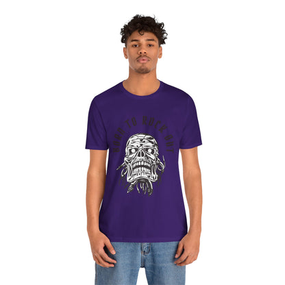 Skull Bandage Unisex Tee - Born to Rock