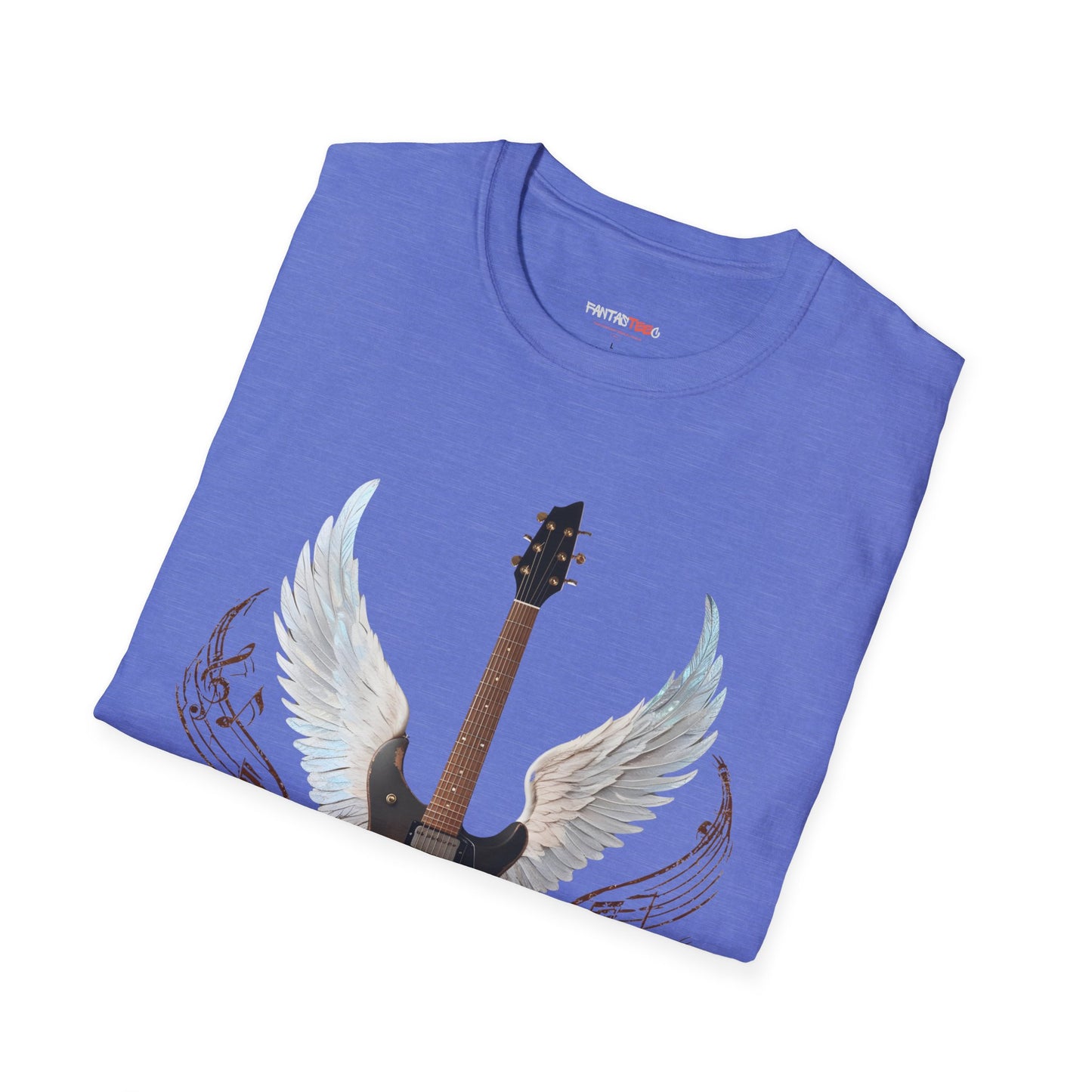 Winged Guitar Unisex T-Shirt, Music Lover Gift, Rock Band Merch, Casual Wear, Concert Outfit, Vintage Style