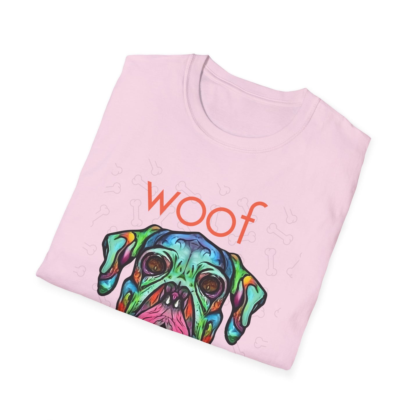 Colorful Dog Skull Tee