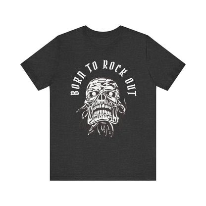 Skull Bandage Unisex Tee - Born to Rock