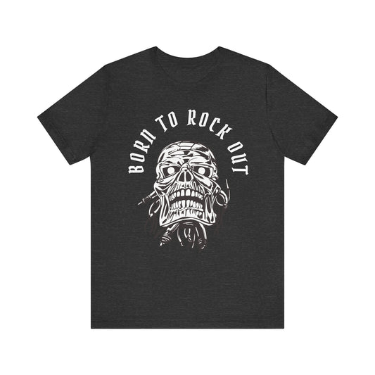 Skull Bandage Unisex Tee - Born to Rock