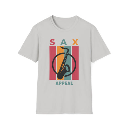 Unisex Sax Appeal T-Shirt - Soft and Stylish, Perfect for Music Lovers, Casual Outfits, Concerts, Gifts for Musicians, Relaxed Fit Tee