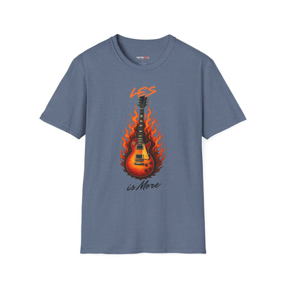 Rock-Inspired Unisex T-Shirt: Les is More, Music Lover Gift, Casual Wear, Concert Outfit, Best Friend Birthday