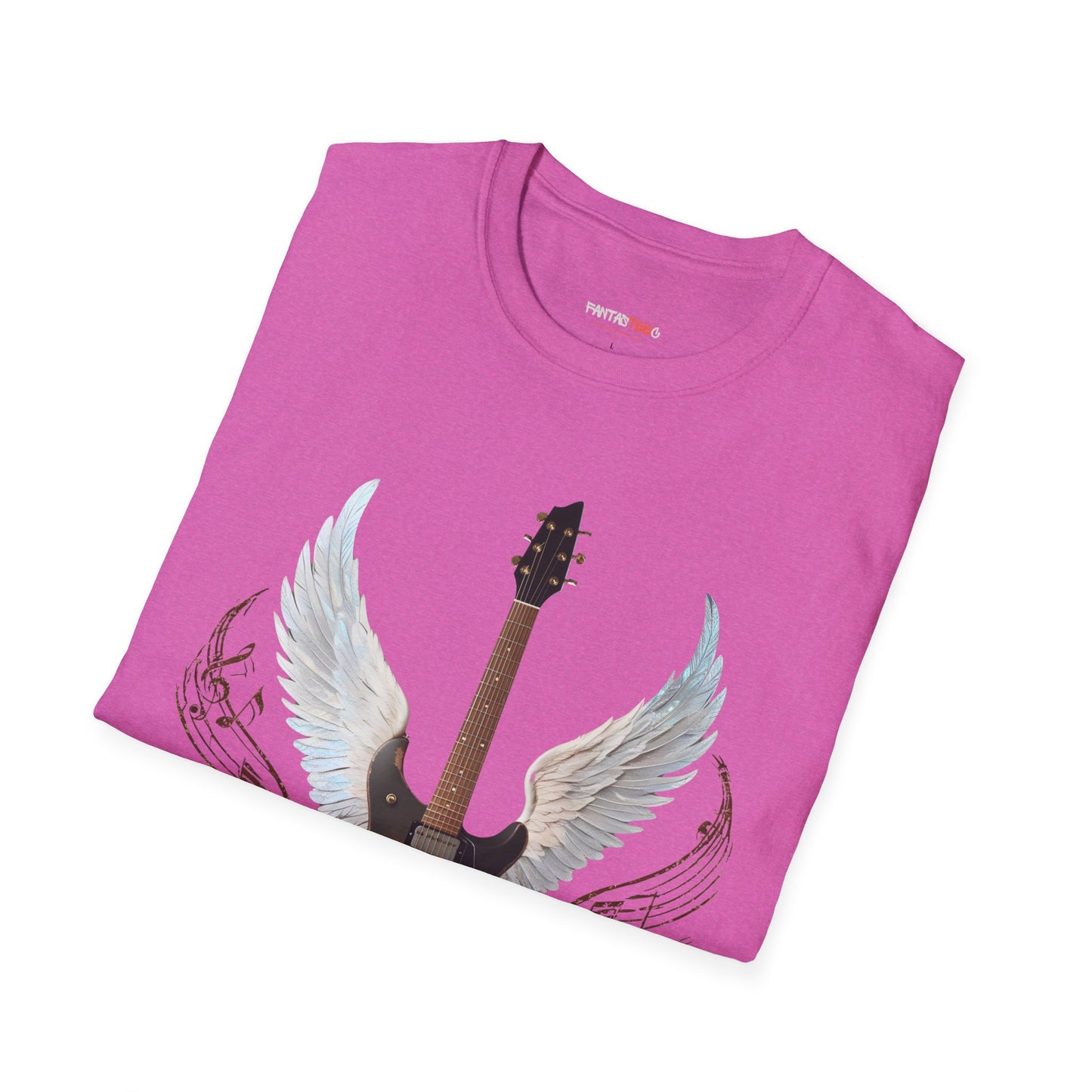 Winged Guitar Unisex T-Shirt, Music Lover Gift, Rock Band Merch, Casual Wear, Concert Outfit, Vintage Style