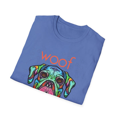 Colorful Dog Skull Tee