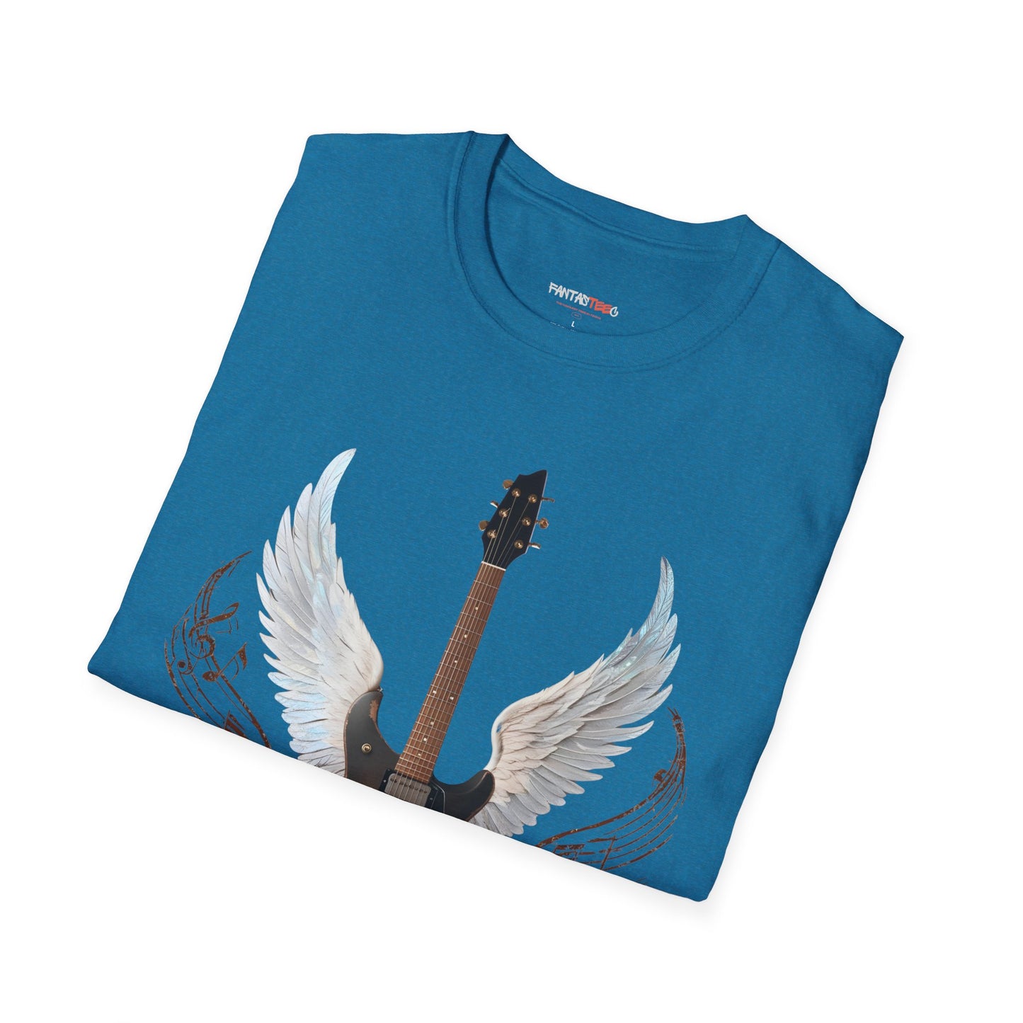 Winged Guitar Unisex T-Shirt, Music Lover Gift, Rock Band Merch, Casual Wear, Concert Outfit, Vintage Style