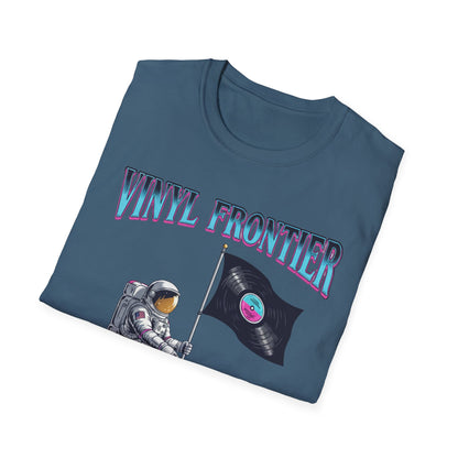 Vinyl Frontier Astronaut T-Shirt, Unisex Graphic Tee, Space Lover Gift, Casual Style, Summer Wear, Unique T-Shirt