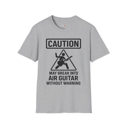 Caution Air Guitar T-Shirt