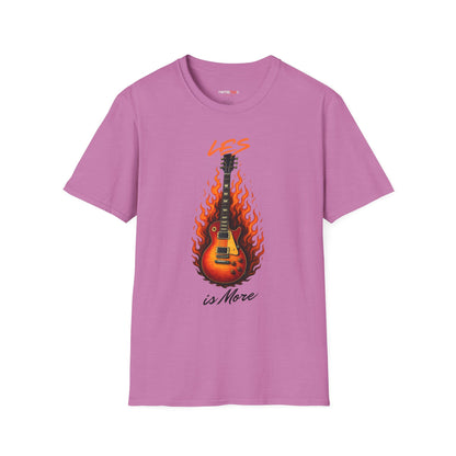 Rock-Inspired Unisex T-Shirt: Les is More, Music Lover Gift, Casual Wear, Concert Outfit, Best Friend Birthday