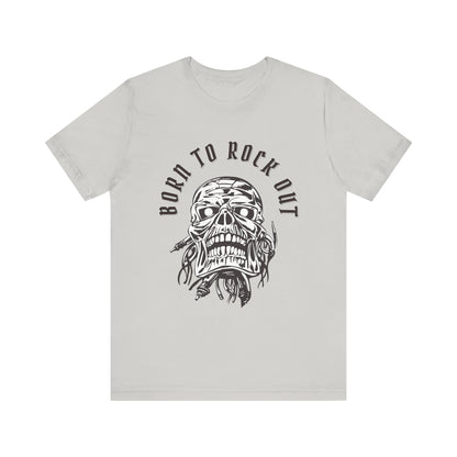 Skull Bandage Unisex Tee - Born to Rock