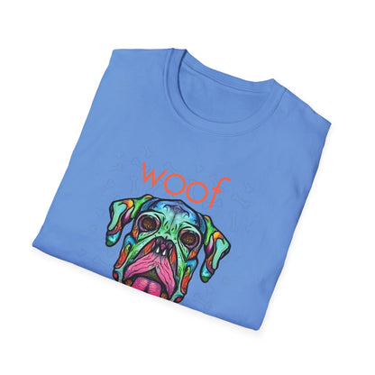 Colorful Dog Skull Tee