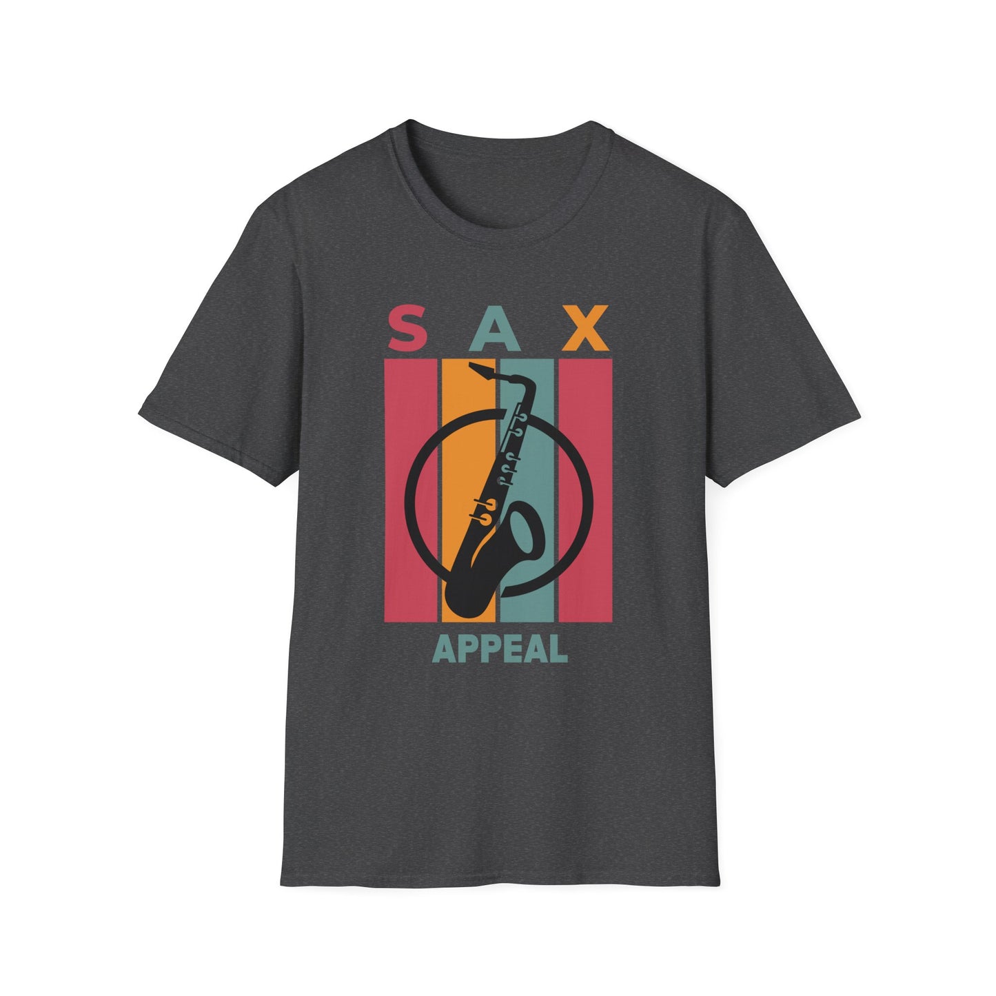 Unisex Sax Appeal T-Shirt - Soft and Stylish, Perfect for Music Lovers, Casual Outfits, Concerts, Gifts for Musicians, Relaxed Fit Tee