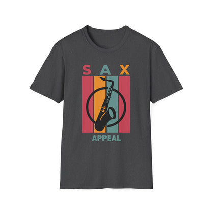Unisex Sax Appeal T-Shirt - Soft and Stylish, Perfect for Music Lovers, Casual Outfits, Concerts, Gifts for Musicians, Relaxed Fit Tee