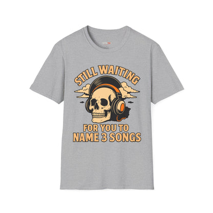 Name 3 Bands Skull T-Shirt