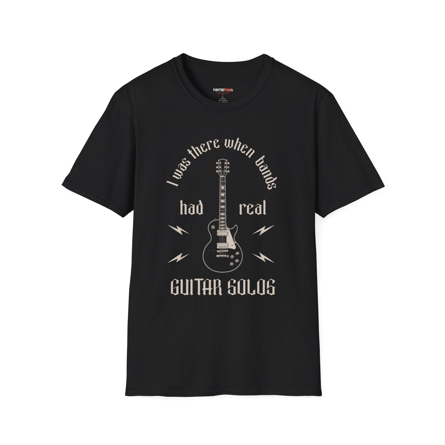Retro I was there when bands had real Guitar Solos, Music Lover T-Shirt