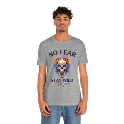 No Fear Dragon Skull tee