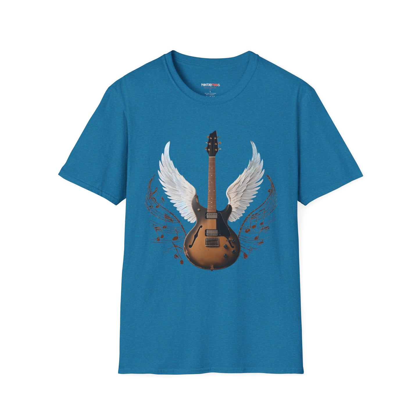 Winged Guitar Unisex T-Shirt, Music Lover Gift, Rock Band Merch, Casual Wear, Concert Outfit, Vintage Style