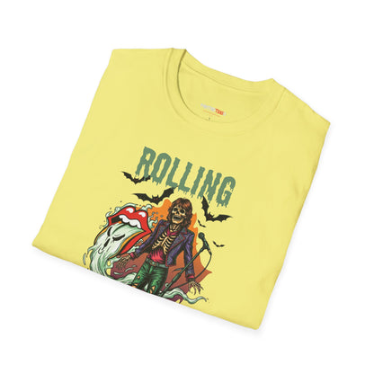 Rolling Bones Halloween Unisex softstyle T-Shirt