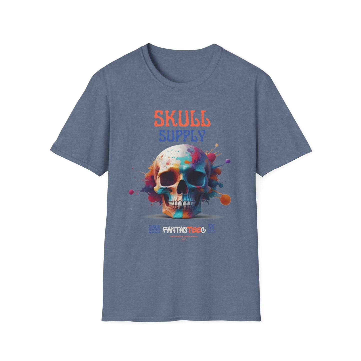 Skull Paint Splatter T-Shirt