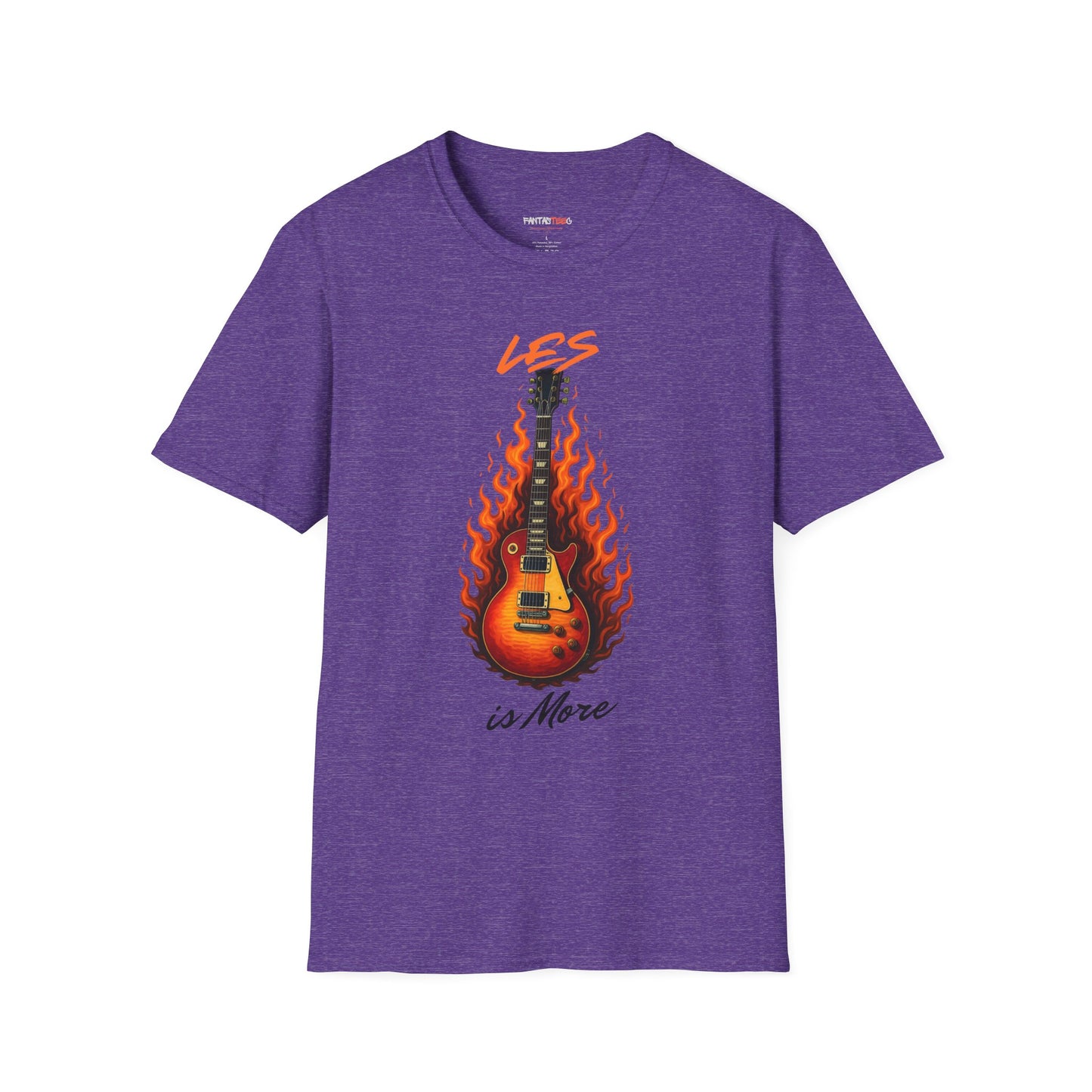 Rock-Inspired Unisex T-Shirt: Les is More, Music Lover Gift, Casual Wear, Concert Outfit, Best Friend Birthday