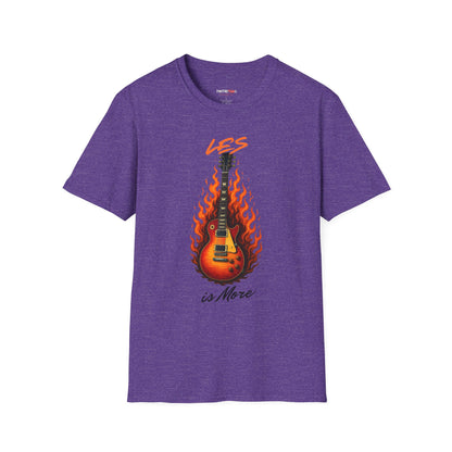 Rock-Inspired Unisex T-Shirt: Les is More, Music Lover Gift, Casual Wear, Concert Outfit, Best Friend Birthday