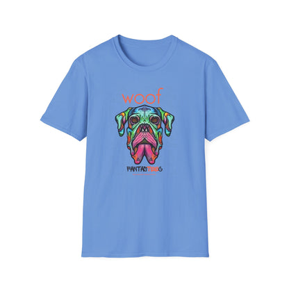 Colorful Dog Skull Tee