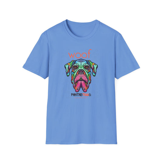 Colorful Dog Skull Tee