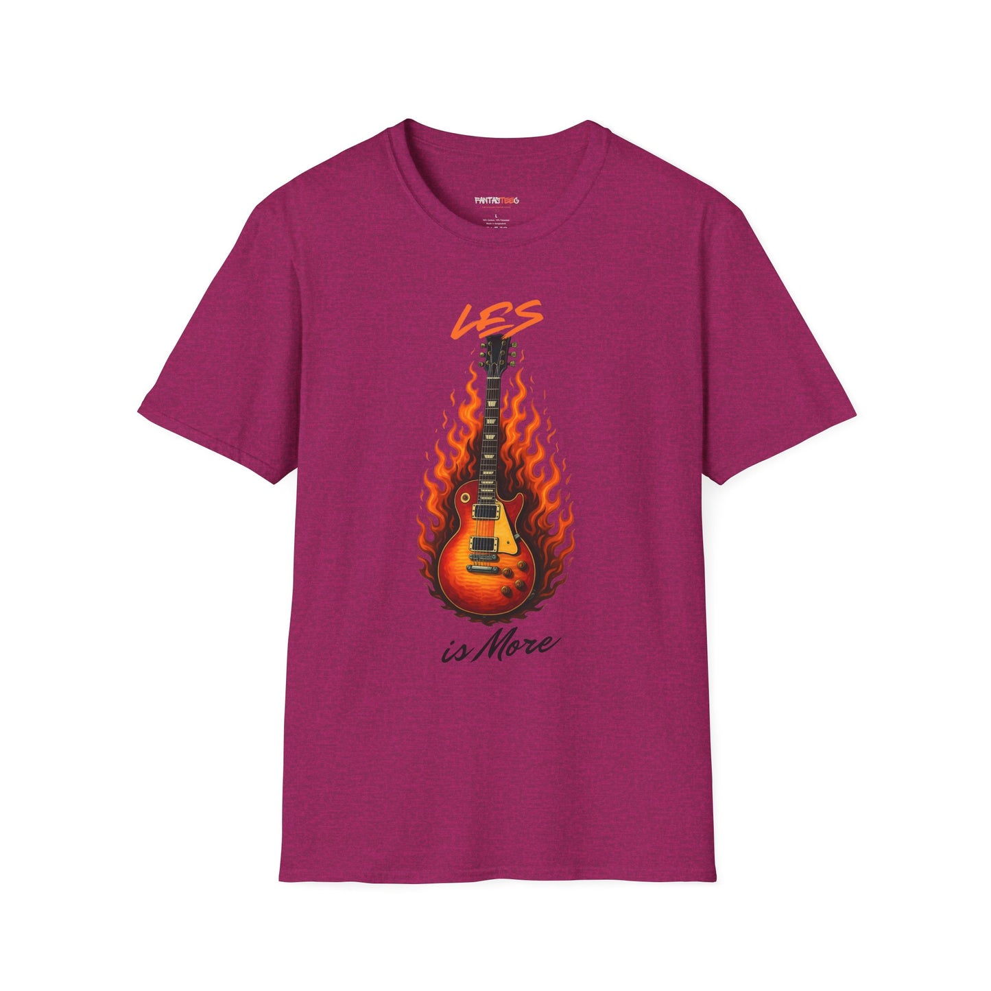Rock-Inspired Unisex T-Shirt: Les is More, Music Lover Gift, Casual Wear, Concert Outfit, Best Friend Birthday