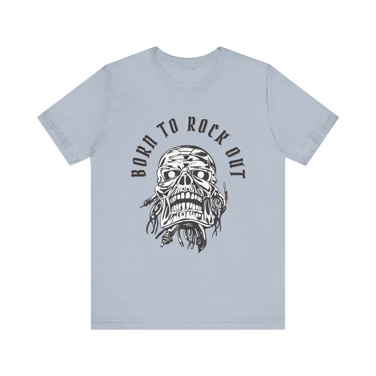 Skull Bandage Unisex Tee - Born to Rock