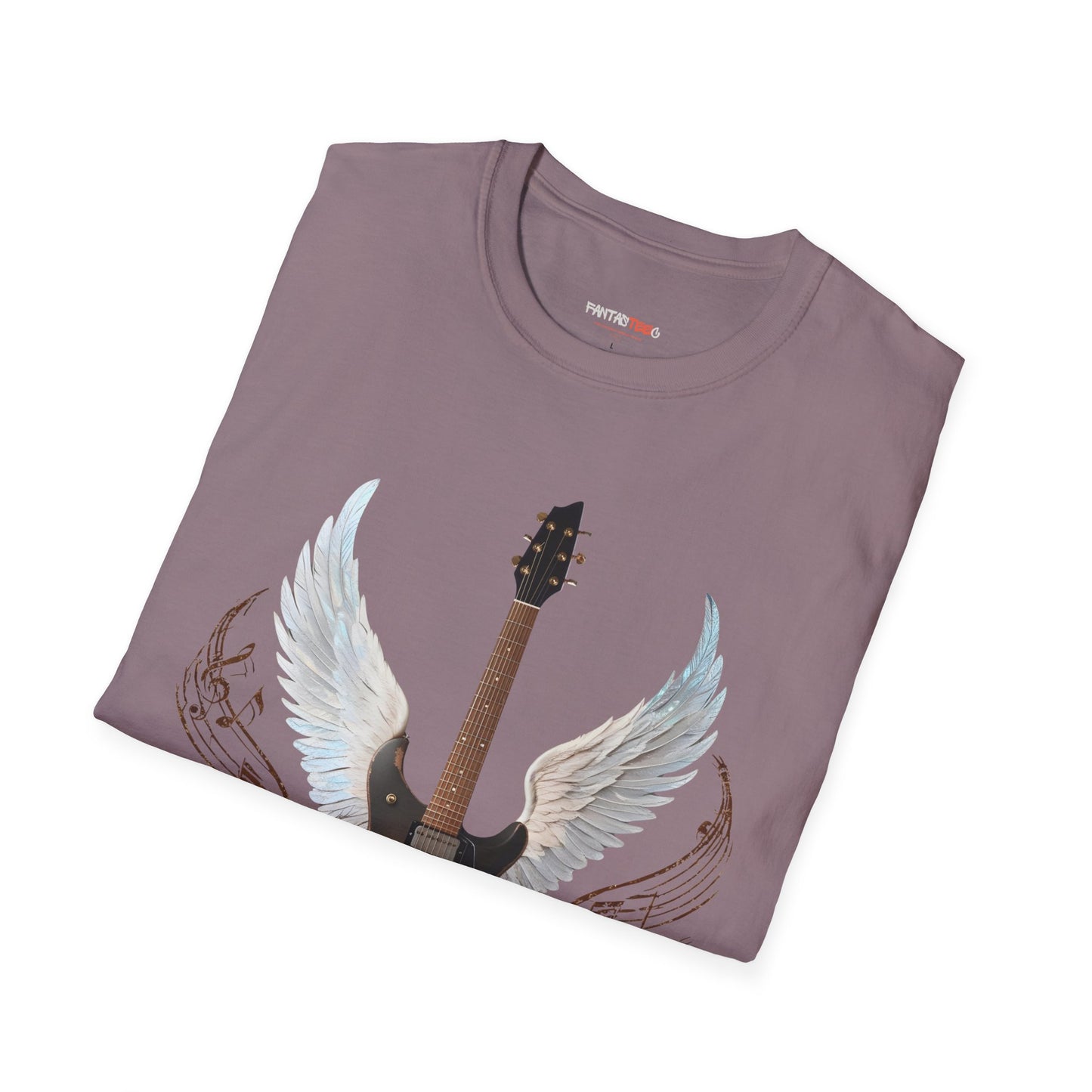 Winged Guitar Unisex T-Shirt, Music Lover Gift, Rock Band Merch, Casual Wear, Concert Outfit, Vintage Style