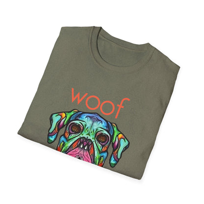 Colorful Dog Skull Tee