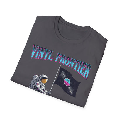 Vinyl Frontier Astronaut T-Shirt, Unisex Graphic Tee, Space Lover Gift, Casual Style, Summer Wear, Unique T-Shirt