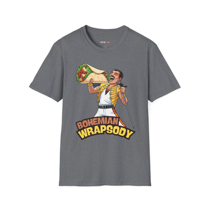 Bohemian Wrapsody T-Shirt, Funny Music Tee, Unisex Graphic Shirt, Perfect Gift for Concerts, Festivals, and Casual Wear