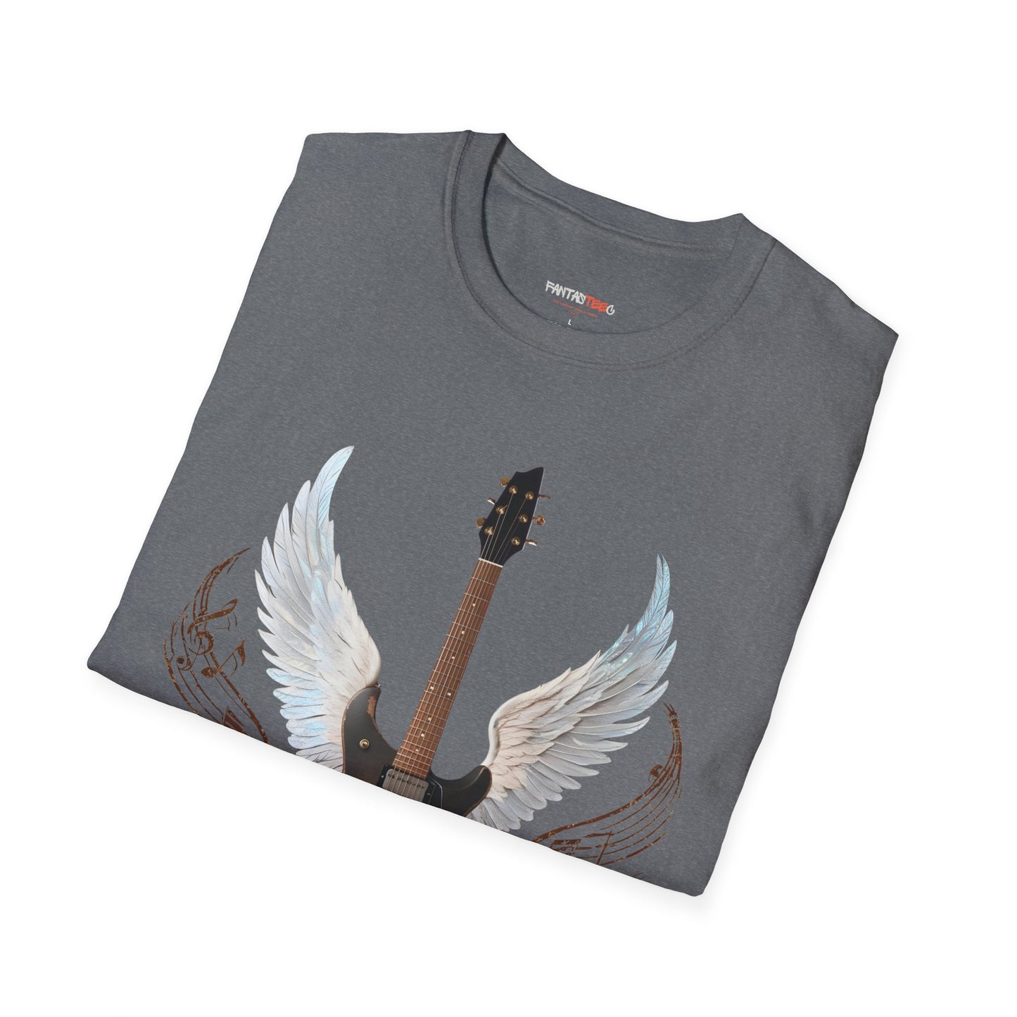 Winged Guitar Unisex T-Shirt, Music Lover Gift, Rock Band Merch, Casual Wear, Concert Outfit, Vintage Style