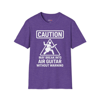 Caution Air Guitar T-Shirt