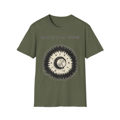 Turn It Up To Eleven,Funny, Music Lover, Music Gift,Unisex Graphic Tee Gift for Musicians