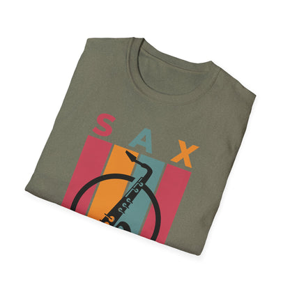 Unisex Sax Appeal T-Shirt - Soft and Stylish, Perfect for Music Lovers, Casual Outfits, Concerts, Gifts for Musicians, Relaxed Fit Tee