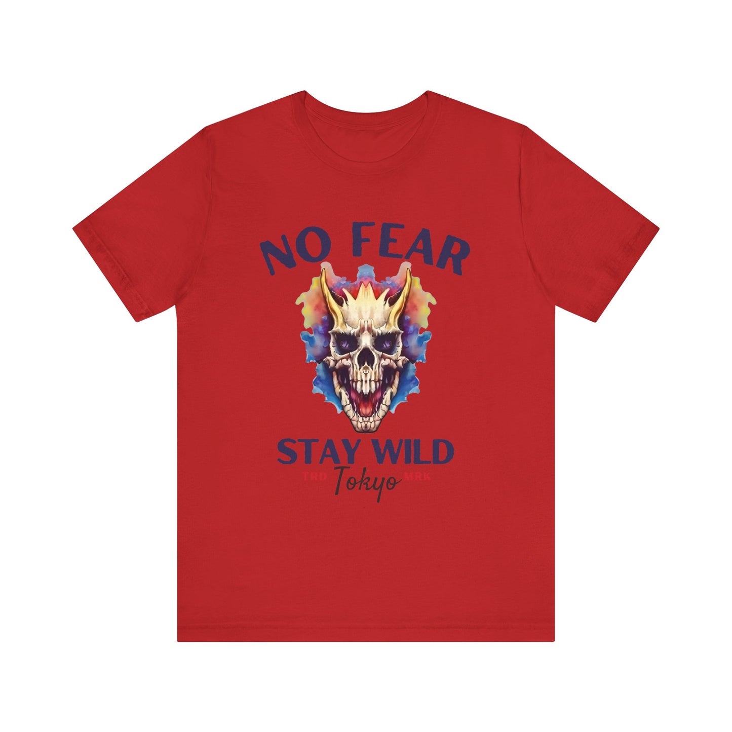 No Fear Dragon Skull tee