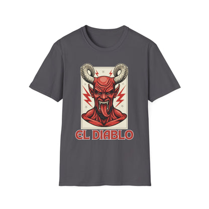 Diablo Graphic T-Shirt - Unisex Softstyle Tee for Music Lovers, Halloween Costume, Unique Gift, Vintage Style, Casual Wear