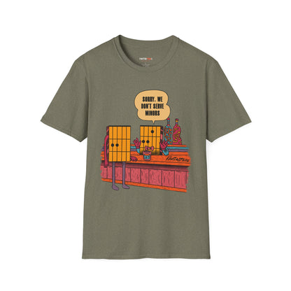 Funny Unisex Softstyle, We dont Serve Minors,Humorous Gift for Musicians,T-Shirt