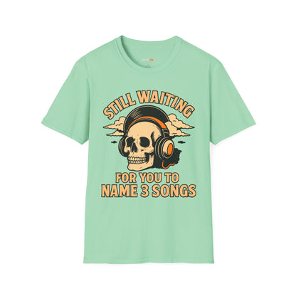 Name 3 Bands Skull T-Shirt