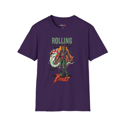 Rolling Bones Halloween Unisex softstyle T-Shirt