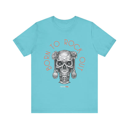 Born to Rock Out Skull Tee