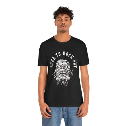 Skull Bandage Unisex Tee - Born to Rock