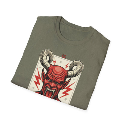 Diablo Graphic T-Shirt - Unisex Softstyle Tee for Music Lovers, Halloween Costume, Unique Gift, Vintage Style, Casual Wear