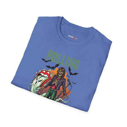 Rolling Bones Halloween Unisex softstyle T-Shirt