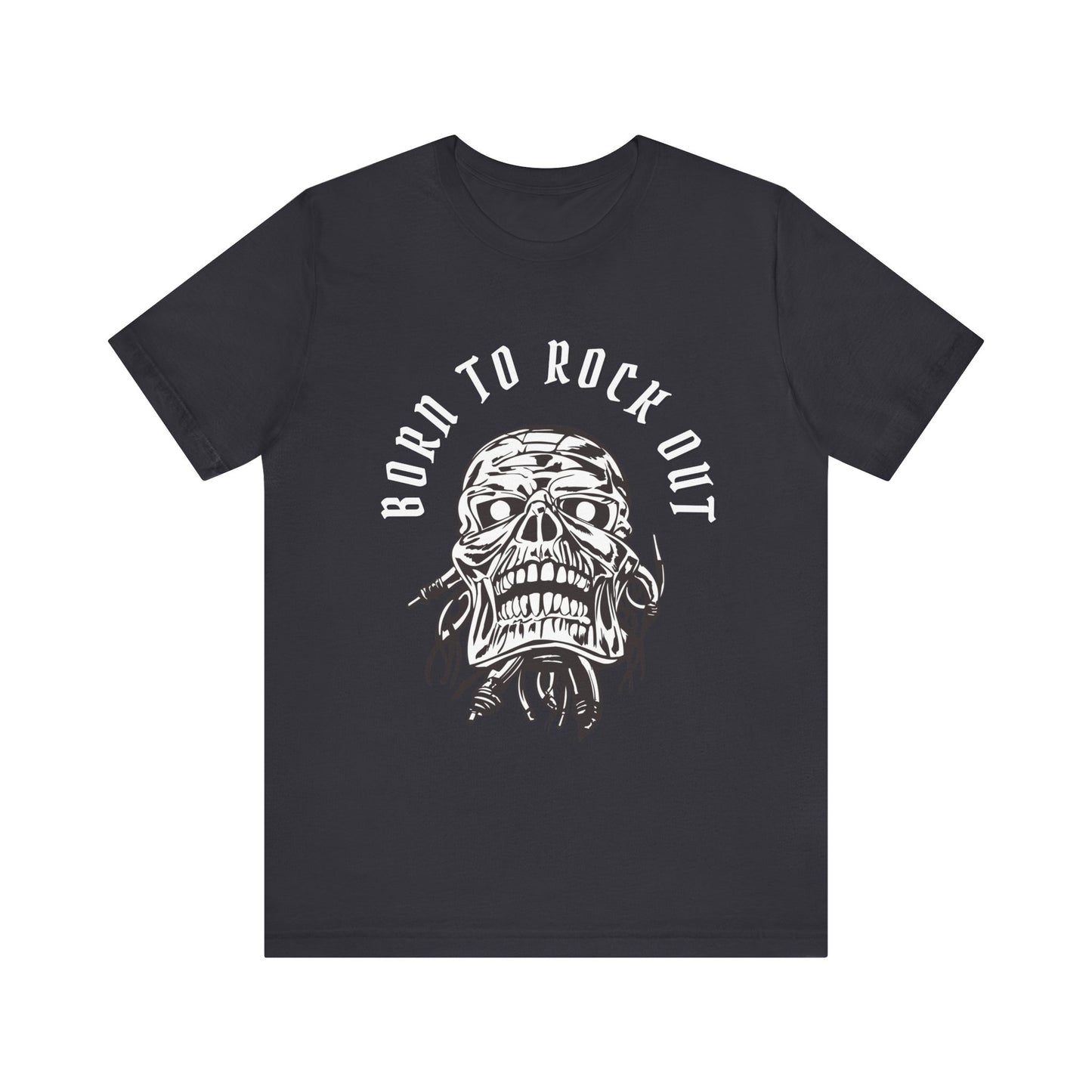 Skull Bandage Unisex Tee - Born to Rock