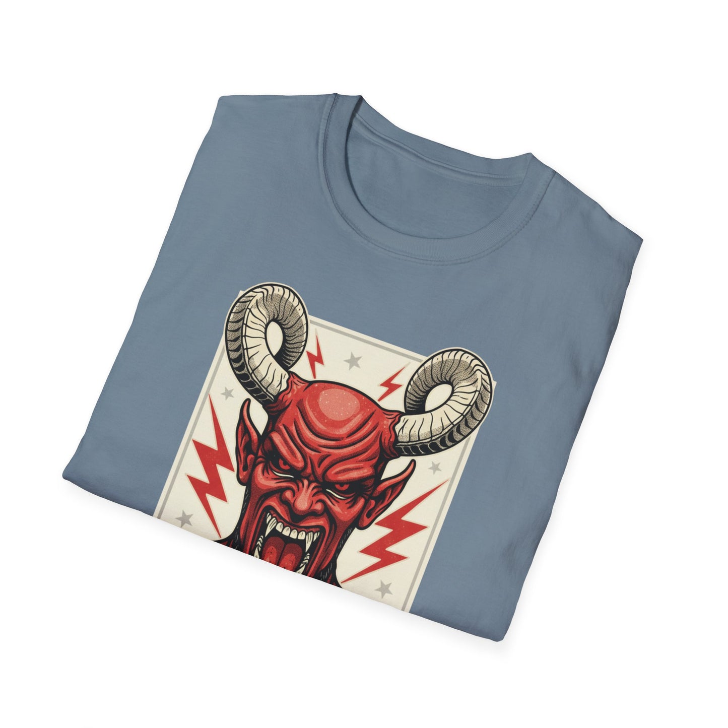 Diablo Graphic T-Shirt - Unisex Softstyle Tee for Music Lovers, Halloween Costume, Unique Gift, Vintage Style, Casual Wear