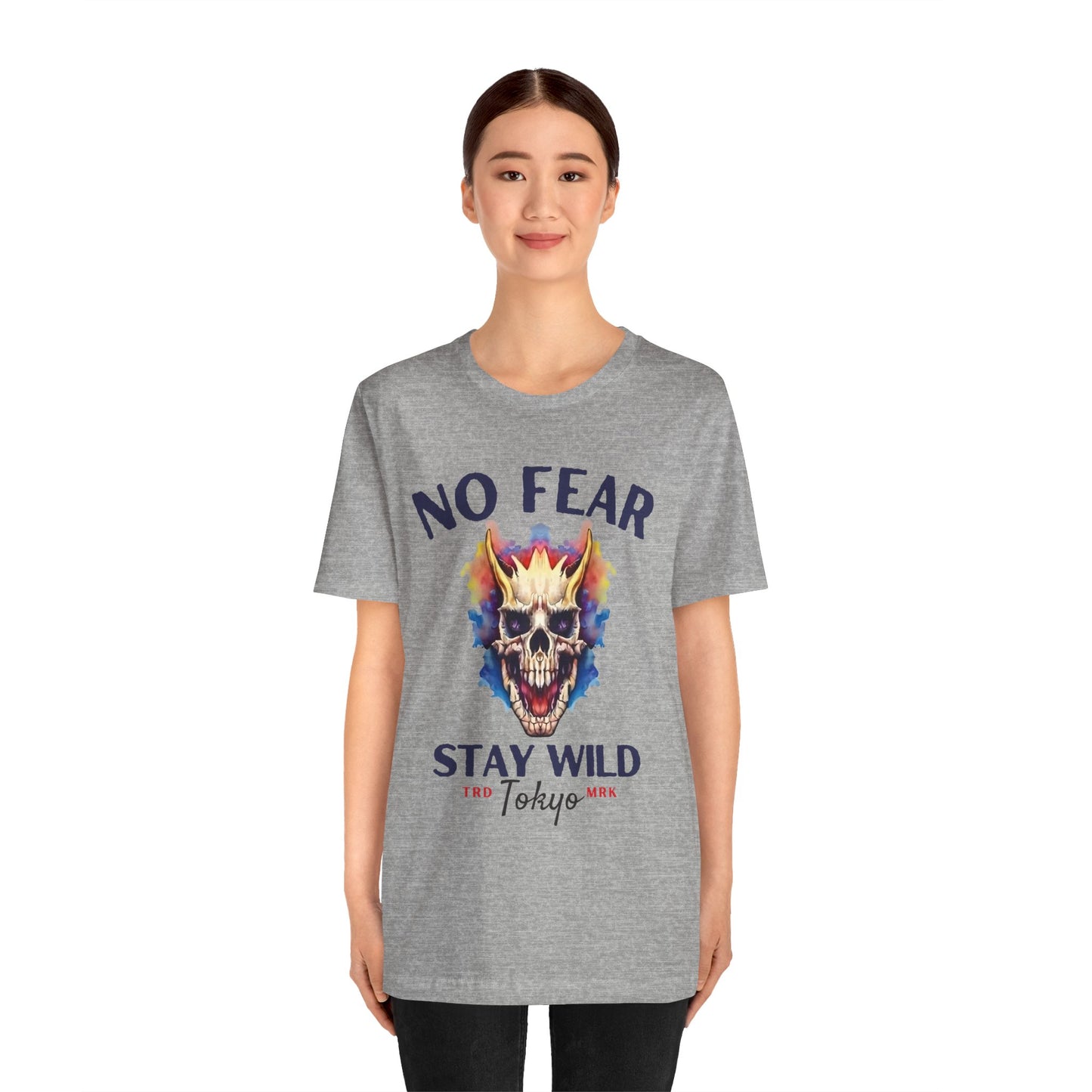 No Fear Dragon Skull tee